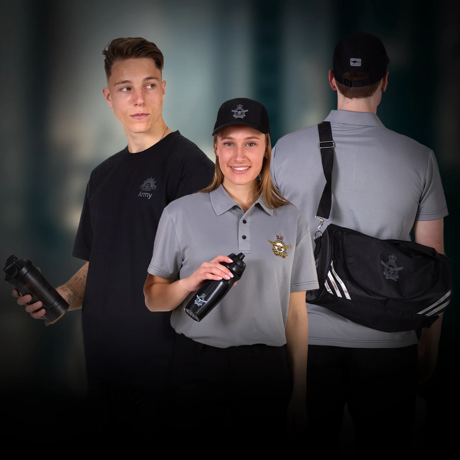 Gym military themed accessories